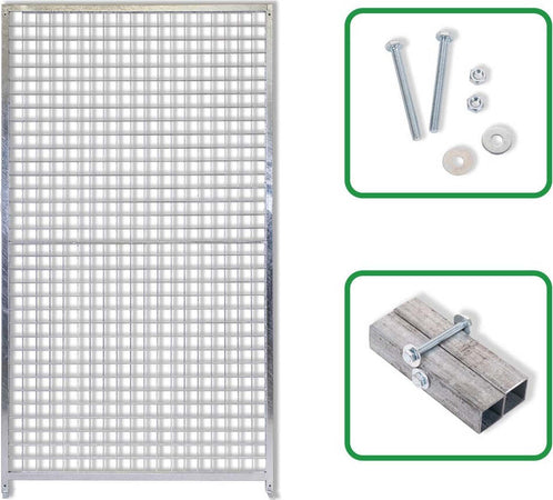 Pannello di Recinzione Maglia 5x5 Cm Zincato a Caldo da 1xh1,80 Metri Fai da te/Prodotti per la costruzione/Materiali da costruzione/Pavimenti di legno e recinzioni/Materiali/Reti di acciaio zincato Ogomondo - Martina Franca, Commerciovirtuoso.it
