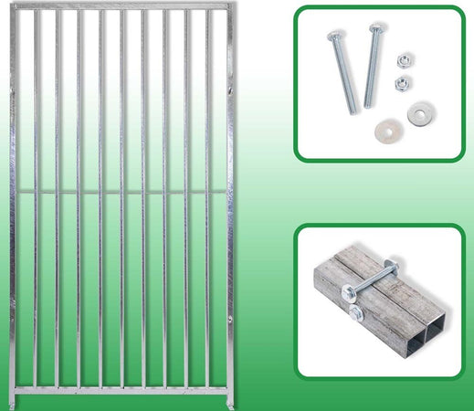 Pannello di Recinzione Tubolare con Zincatura a Caldo da 1xh1,80 Metri Fai da te/Prodotti per la costruzione/Materiali da costruzione/Pavimenti di legno e recinzioni/Materiali/Reti di acciaio zincato Ogomondo - Martina Franca, Commerciovirtuoso.it