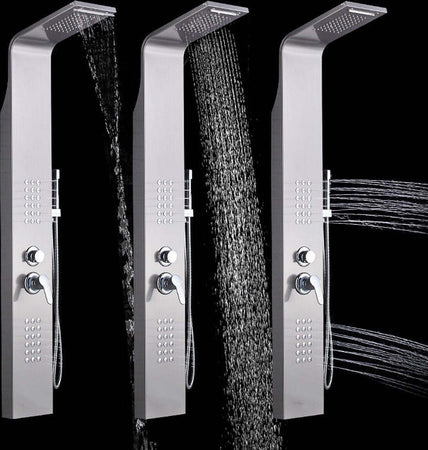 PANNELLO DOCCIA COLONNA CASCATA PIOGGIA UGELLI IDROMASSAGGIO SOFFIONE DOCCETTA Fai da te/Attrezzature per cucine e bagni/Attrezzature per bagni/Docce e componenti doccia/Filtri supporti e soffioni doccia/Docce fisse Trade Shop italia - Napoli, Commerciovirtuoso.it