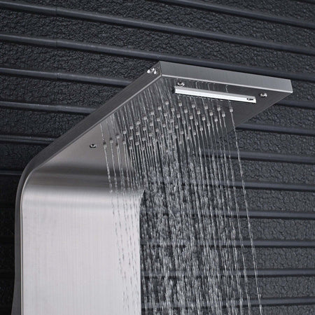 PANNELLO DOCCIA COLONNA CASCATA PIOGGIA UGELLI IDROMASSAGGIO SOFFIONE DOCCETTA Fai da te/Attrezzature per cucine e bagni/Attrezzature per bagni/Docce e componenti doccia/Filtri supporti e soffioni doccia/Docce fisse Trade Shop italia - Napoli, Commerciovirtuoso.it