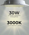 Pannello faretto led incasso tondo 30w 3000k luce calda Illuminazione/Illuminazione per interni/Lampadari lampade a sospensione e plafoniere/Faretti da soffitto Led Mall Home - Napoli, Commerciovirtuoso.it