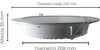 Pannello faretto led incasso tondo 30w 6500k luce fredda Illuminazione/Illuminazione per interni/Lampadari lampade a sospensione e plafoniere/Plafoniere da ufficio Led Mall Home - Napoli, Commerciovirtuoso.it
