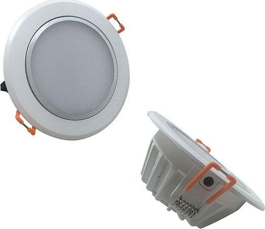 Pannello faretto led incasso tondo 5w 3000k luce calda Illuminazione/Illuminazione per interni/Illuminazioni per pareti/Faretti da muro Led Mall Home - Napoli, Commerciovirtuoso.it