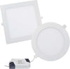 10 PANNELLO FARETTO FARO TONDO QUADRATO A LED 6-12-18 W AD INCASSO FREDDO CALDO  Trade Shop italia - Napoli, Commerciovirtuoso.it