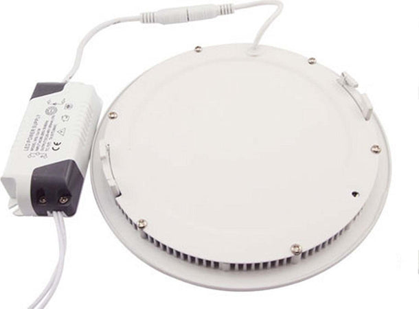 10 PANNELLO FARETTO FARO TONDO QUADRATO A LED 6-12-18 W AD INCASSO FREDDO CALDO  Trade Shop italia - Napoli, Commerciovirtuoso.it