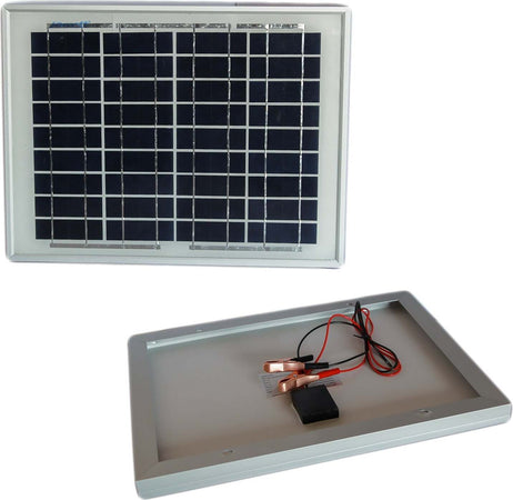 Pannello Fotovoltaico Solare Modulo 10w 10watt 12v Celle Silicio Pinze Batteria Auto e Moto/Accessori per auto/Accessori di emergenza/Triangoli di segnalazione Trade Shop italia - Napoli, Commerciovirtuoso.it