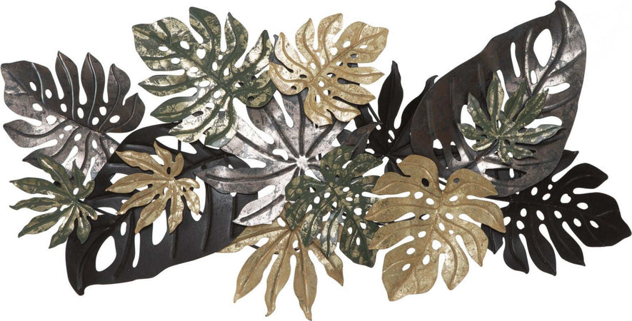Pannello In Ferro Antique Leaf Cm 133X10X67 Casa e cucina/Decorazioni per interni/Arte/Poster e stampe Led Mall Home - Napoli, Commerciovirtuoso.it