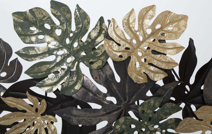 Pannello In Ferro Antique Leaf Cm 133X10X67 Casa e cucina/Decorazioni per interni/Arte/Poster e stampe Led Mall Home - Napoli, Commerciovirtuoso.it
