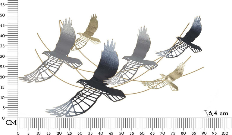 Pannello-In-Ferro-Bird-Cm-90,8X6,4X50,8