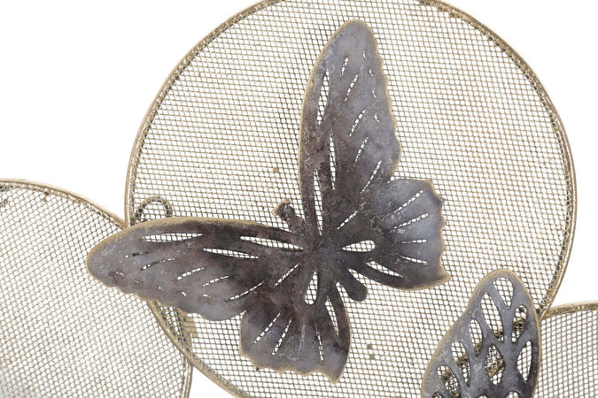Pannello In Ferro Butterfly Dark Cm 66X5X38 Casa e cucina/Decorazioni per interni/Arte/Poster e stampe Led Mall Home - Napoli, Commerciovirtuoso.it
