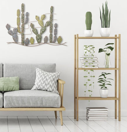 Pannello In Ferro Cactus -B- Cm 90X2,5X64 Casa e cucina/Decorazioni per interni/Arte/Poster e stampe Led Mall Home - Napoli, Commerciovirtuoso.it
