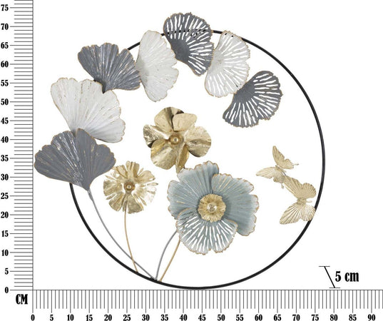 Pannello In Ferro Campur Round Cm 78,5X5X74 Casa e cucina/Decorazioni per interni/Arte/Poster e stampe Led Mall Home - Napoli, Commerciovirtuoso.it