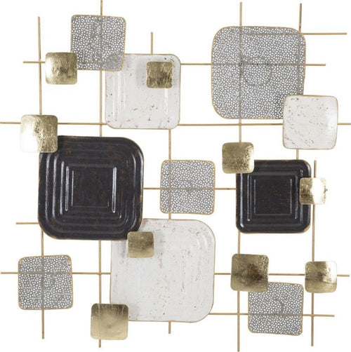 Pannello In Ferro Cubes Cm 80X5X80 Casa e cucina/Decorazioni per interni/Arte/Poster e stampe Led Mall Home - Napoli, Commerciovirtuoso.it