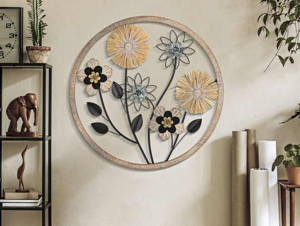 Pannello-In-Ferro-E-Legno-Raffia-Cm-Ø-50X3