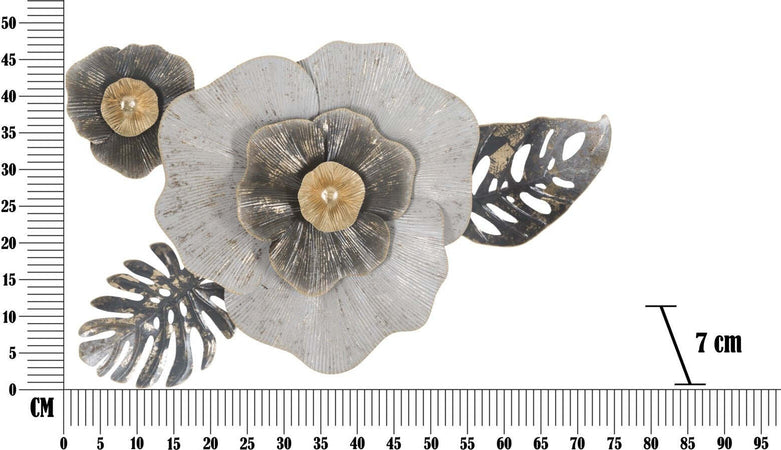 Pannello In Ferro Edy -B- Cm 74,9X7X47,6 Casa e cucina/Decorazioni per interni/Arte/Poster e stampe Led Mall Home - Napoli, Commerciovirtuoso.it