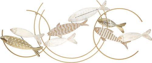 Pannello In Ferro Fishy Move Cm 142,9X5X61,6 Casa e cucina/Decorazioni per interni/Arte/Poster e stampe Led Mall Home - Napoli, Commerciovirtuoso.it