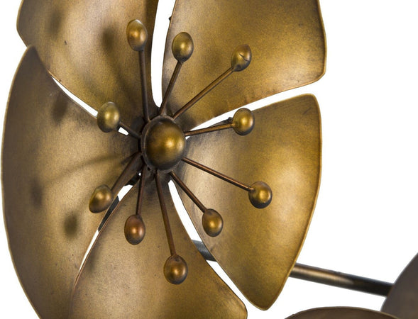 Pannello In Ferro Flower Goldy -A- Cm 94X6X50 Casa e cucina/Decorazioni per interni/Arte/Poster e stampe Led Mall Home - Napoli, Commerciovirtuoso.it