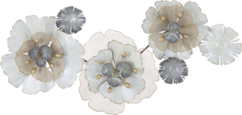 Pannello In Ferro Flowery Cm 116,5X8X58 Casa e cucina/Decorazioni per interni/Arte/Poster e stampe Led Mall Home - Napoli, Commerciovirtuoso.it