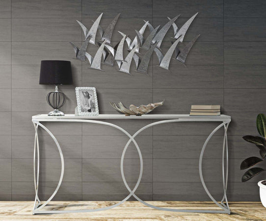 Pannello In Ferro Gabbiani Cm 93X12,7X47,6 Casa e cucina/Decorazioni per interni/Arte/Poster e stampe Led Mall Home - Napoli, Commerciovirtuoso.it