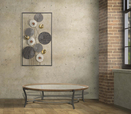 Pannello In Ferro Grid Cm 50X6X90,5 Casa e cucina/Decorazioni per interni/Arte/Poster e stampe Led Mall Home - Napoli, Commerciovirtuoso.it