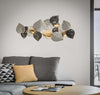Pannello In Ferro Half Leaf -A- Cm 97X5,5X43 Casa e cucina/Decorazioni per interni/Arte/Poster e stampe Led Mall Home - Napoli, Commerciovirtuoso.it