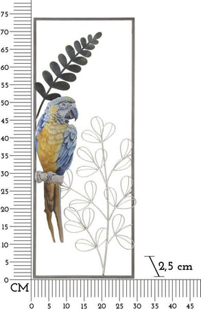 Pannello-In-Ferro-Parrot-Cm-28,6X2,5X74,3
