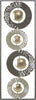 Pannello In Ferro Ring Cm 31X3X89,5 Casa e cucina/Decorazioni per interni/Arte/Poster e stampe Led Mall Home - Napoli, Commerciovirtuoso.it