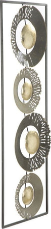 Pannello In Ferro Ring Cm 31X3X89,5 Casa e cucina/Decorazioni per interni/Arte/Poster e stampe Led Mall Home - Napoli, Commerciovirtuoso.it