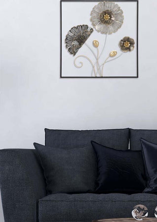 Pannello In Ferro Square Cm 50X5,5X50 Casa e cucina/Decorazioni per interni/Arte/Poster e stampe Led Mall Home - Napoli, Commerciovirtuoso.it