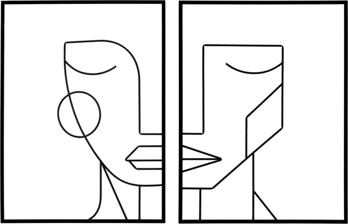 Pannello In Ferro Tribal Simply Coppia Cm 60X1X80 Casa e cucina/Decorazioni per interni/Arte/Poster e stampe Led Mall Home - Napoli, Commerciovirtuoso.it