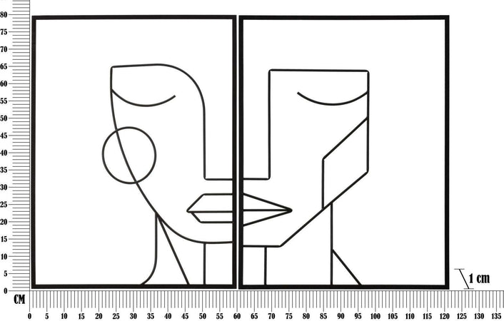 Pannello In Ferro Tribal Simply Coppia Cm 60X1X80 Casa e cucina/Decorazioni per interni/Arte/Poster e stampe Led Mall Home - Napoli, Commerciovirtuoso.it