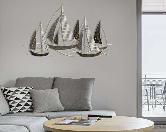 Pannello In Ferro Veliero Cm 91X2,5X55,9 Casa e cucina/Decorazioni per interni/Arte/Poster e stampe Led Mall Home - Napoli, Commerciovirtuoso.it