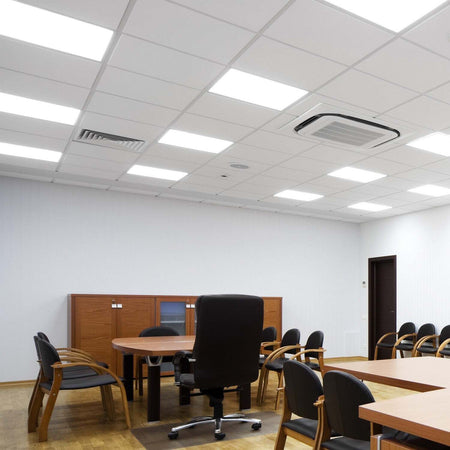 Pannello led Cornice Bianca 60x60cm 45/48W Incasso a soffitto 80lm/w Illuminazione/Illuminazione per interni/Luci da incasso Zencoccostore - Formia, Commerciovirtuoso.it