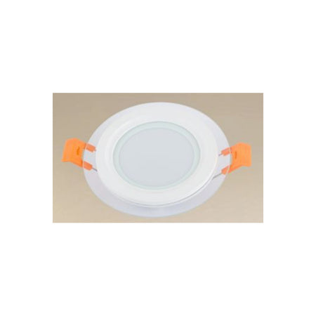 Pannello Led Da Incasso Luce 3000k-6500k 6w Tondo Am-cr-6 Con Bordo Traparente 00625