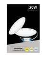 Pannello Led Incasso Rotondo Slim Plafoniera 20w 3 Colorazione Di Luce P225a-t3c
