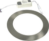 Pannello-Led-Luce-Bianca-6500k-Faretto-Slim-Incasso-12-W-In-Acciaio-Silver-Universo