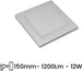 Pannello Led Slim 12w Incasso Quadrato In Pvc Luce Caldo Freddo Naturale P155aq Casa, arredamento e bricolage > Illuminazione da interno > Plafoniere per interno Trade Shop italia - Napoli, Commerciovirtuoso.it