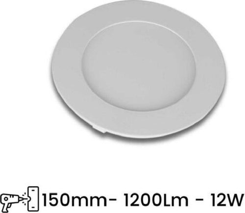 Pannello Led Slim 12w Incasso Rotondo In Pvc Luce Caldo Naturale Freddo P155at Casa, arredamento e bricolage > Illuminazione da interno > Plafoniere per interno Trade Shop italia - Napoli, Commerciovirtuoso.it