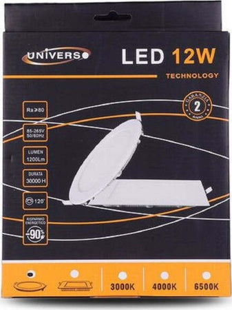 Pannello-Led-Slim-12w-Incasso-Rotondo-In-Pvc-Luce-Caldo-Naturale-Freddo-P155at