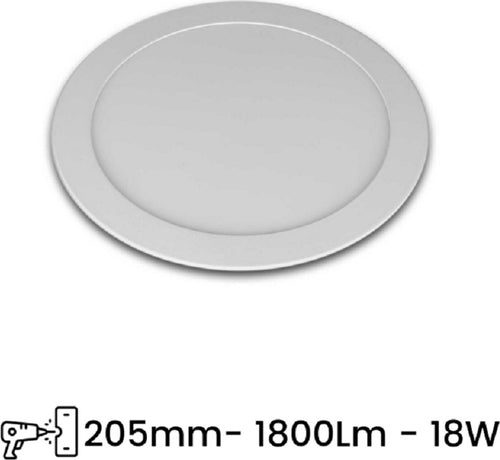 Pannello Led Slim 18 W Incasso Rotondo In Pvc Luce Caldo Freddo Naturale P205a-t Casa, arredamento e bricolage > Illuminazione da interno > Plafoniere per interno Trade Shop italia - Napoli, Commerciovirtuoso.it