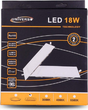 Pannello Led Slim 18w Incasso Quadrato In Pvc Luce Caldo Freddo Naturale P205aq Casa, arredamento e bricolage > Illuminazione da interno > Plafoniere per interno Trade Shop italia - Napoli, Commerciovirtuoso.it