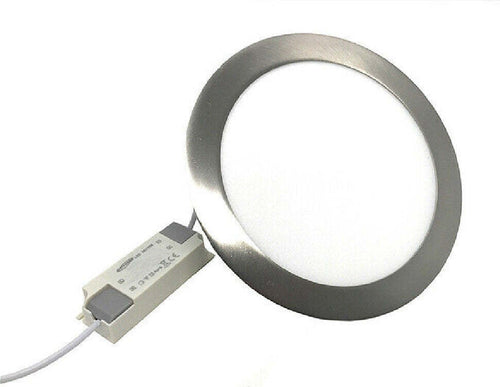 Pannello Led Slim 18w Incasso Tondo Bordo Silver Luce 3000k 4000k 6500k P205aa Casa, arredamento e bricolage > Illuminazione da interno > Plafoniere per interno Trade Shop italia - Napoli, Commerciovirtuoso.it
