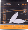 Pannello Led Slim 24w Incasso Rotondo Luce Bianco Caldo Freddo Naturale P285a-t Illuminazione/Illuminazione bagno/Luci ad incasso Trade Shop italia - Napoli, Commerciovirtuoso.it