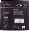 Pannello Led Slim 24w Incasso Rotondo Luce Bianco Caldo Freddo Naturale P285a-t Illuminazione/Illuminazione bagno/Luci ad incasso Trade Shop italia - Napoli, Commerciovirtuoso.it