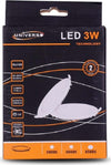 Pannello Led Slim 3w Incasso Rotondo In Pvc Bianco Caldo Freddo Naturale P73at Casa, arredamento e bricolage > Illuminazione da interno > Plafoniere per interno Trade Shop italia - Napoli, Commerciovirtuoso.it