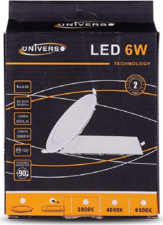 Pannello Led Slim 6w Incasso Quadrato In Pvc Luce Caldo Freddo Naturale P105aq Casa, arredamento e bricolage > Illuminazione da interno > Plafoniere per interno Trade Shop italia - Napoli, Commerciovirtuoso.it