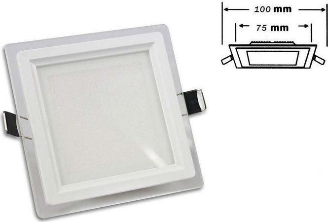 Pannello Led Slim Incasso Bordo Vetro Quadrato 6w Luce 6500k 4000k 3000k P-75eq Casa, arredamento e bricolage > Illuminazione da interno > Faretti per interno Trade Shop italia - Napoli, Commerciovirtuoso.it