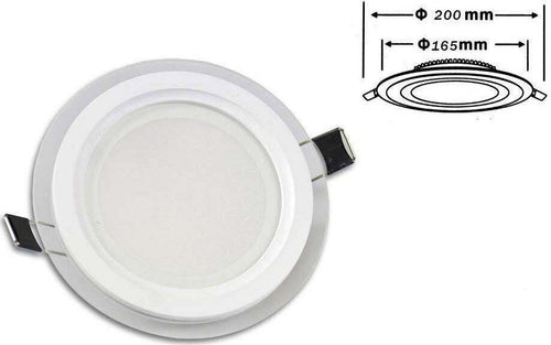 Pannello Led Slim Incasso Bordo Vetro Tondo 18 W Luce 4000k 6500k 3000k P-165et Casa, arredamento e bricolage > Illuminazione da interno > Faretti per interno Trade Shop italia - Napoli, Commerciovirtuoso.it
