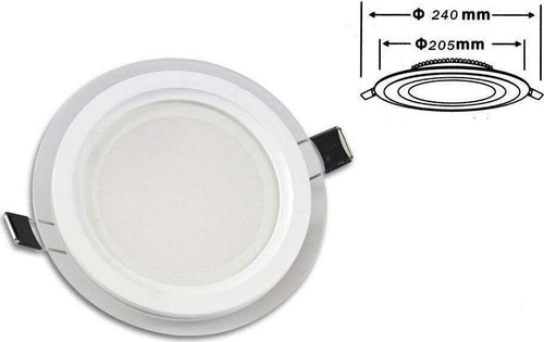 Pannello Led Slim Incasso Bordo Vetro Tondo 24 W Luce 3000k 6500k 4000k P-205et Casa, arredamento e bricolage > Illuminazione da interno > Faretti per interno Trade Shop italia - Napoli, Commerciovirtuoso.it