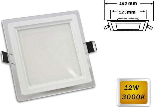 Pannello Led Slim Incasso Quadrato 12watt Luce Bianca 6500k 3000k 4000k P-125eq Illuminazione/Illuminazione per interni/Luci da incasso Trade Shop italia - Napoli, Commerciovirtuoso.it